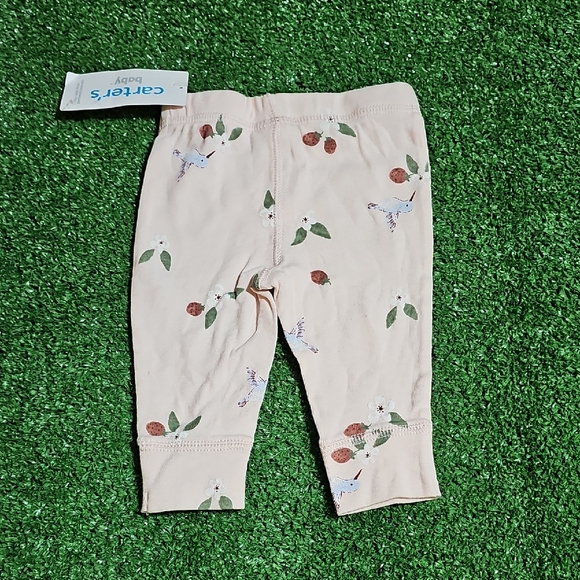 Carter's Pink Floral Leggings - Picture 4 of 4